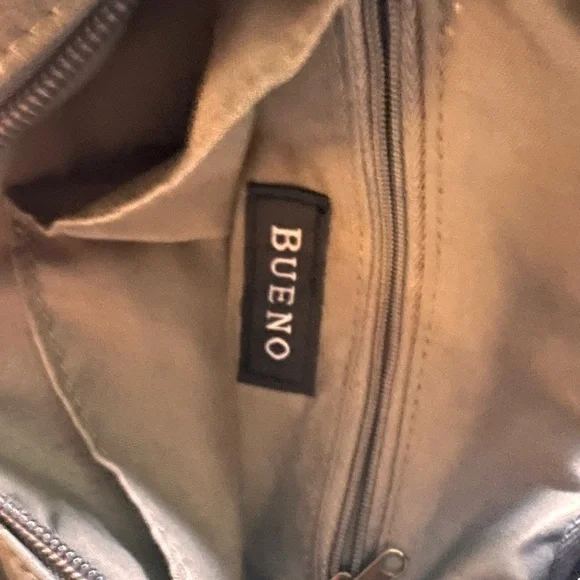 Bueno quilted large purse/tote paisley print. Blue. - Picture 6 of 6